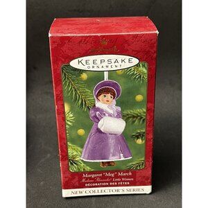 2001 Hallmark Keepsake Christmas Ornament Porcelain Margaret “Meg” March HM5